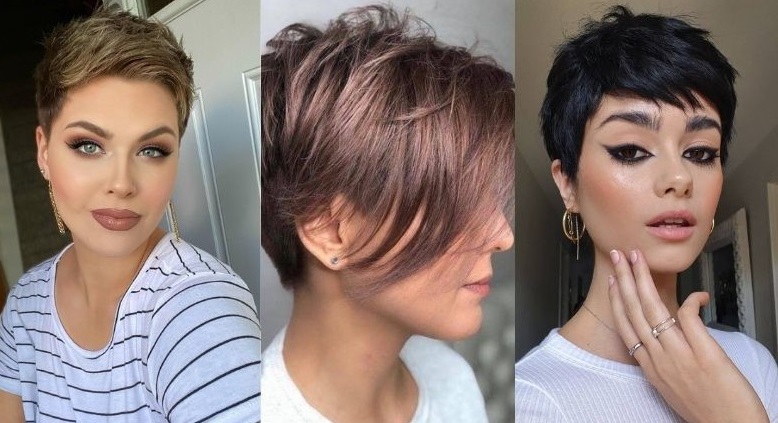 pixie cut with bangs